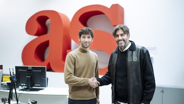 Esteban Granero y Vicente Jiménez, tras el acuerdo entre As y Olocip.