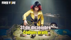 Códigos Free Fire de hoy 31 de diciembre de 2021; todas las recompensas gratis