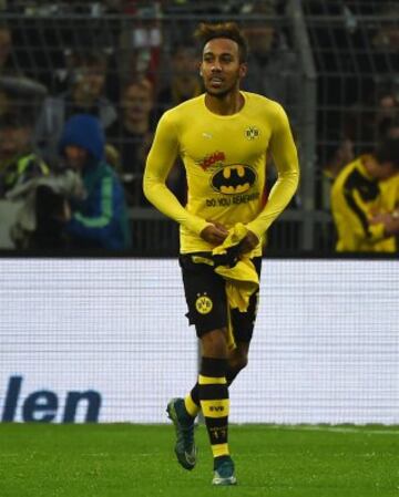 Pierre-Emerick Aubameyang con el Borussia de Dortmund.