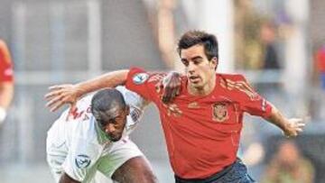 <b>SIN BRILLO. </b>Jurado, como sus compañeros, falló ante Inglaterra.