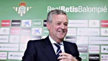 El nuevo presidente del Betis, Manuel Domínguez Platas.