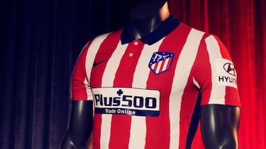 Según el propio Atlético, la nueva equipación 'encarna los valores imperecederos del club a través de una interpretación clásica de sus famosos colores'. Tiene un cuello clásico y las franjas rojas y blancas ligeramente distorsionadas para darle un toque 
