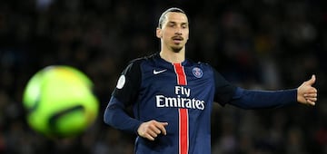 Zlatan Ibrahimovic played for PSG between 2012 and 2016. He featured 122 times and scored 113 goals.