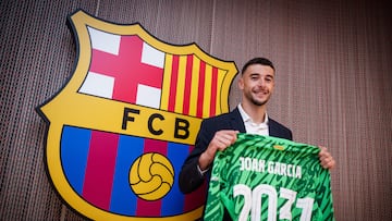 Joan García, nuevo portero del Barça.