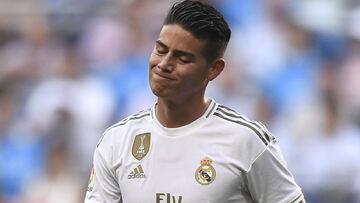 James Rodr&iacute;guez, volante de Real Madrid