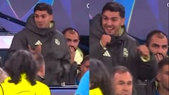 El momento en el que Brahim se entera que es campeón de África en pleno partido de Champions