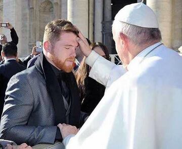 El día en que visitó y conoció al Papa Francisco