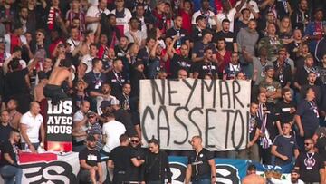La LFP multa al PSG por una pancarta contra Neymar