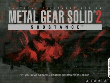 Edición especial de Metal Gear Solid 2: Substance en Japón