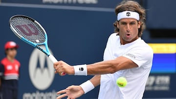 El tenista espa&ntilde;ol Feliciano L&oacute;pez, durante un partido en la ronda previa del Masters 1.000 de Canad&aacute;.