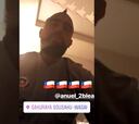 Vidal mostró sus primeros momentos en el hotel de la Roja