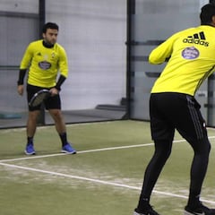 Berizzo se lleva a sus futbolistas a jugar al pádel
