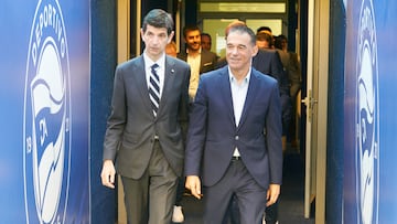 Presidente y entrenador del Alavés.