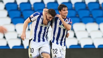 Alberto Dadie refuerza esta temporada a la Real B tras su cesión al Mirandés.