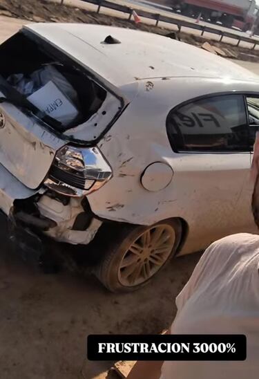 Luis Fabra, de Todo es mentira, sufre un accidente de coche al ir a ayudar a los afectados por la DANA