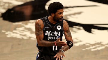 The NBA has fined Brooklyn Nets star Kyrie Irving $50,000 for flipping his middle finger and swearing at Boston Celtics fans during Game 1 on Sunday.