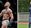 Paul Pogba imita a McGregor al entrar al entrenamiento