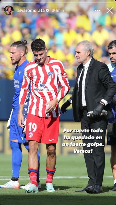 Morata solo sufre un golpe: irá al Mundial, pero es duda para Oporto