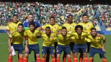 Formación de Colombia en La Paz.