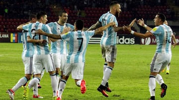 No Messi, no Kun, but Otamendi gets Argentina point in Venezuela