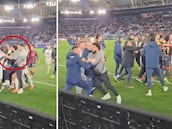 Sale a la luz una toma desde la grada de la tangana del Levante-Valencia: vean a Danjuma...