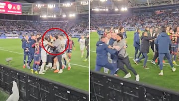 Sale a la luz una toma desde la grada de la tangana del Levante-Valencia: vean a Danjuma...