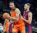 El Valencia humilla al Baskonia en el Buesa con un partido redondo