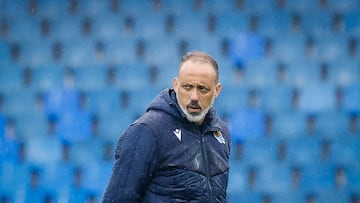 El entrenador de la Real Sociedad, Pellegrino Matarazzo. EFE/Javier Etxezarreta