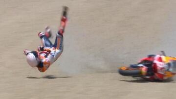 Y de repente, Marc Márquez mutó a humano