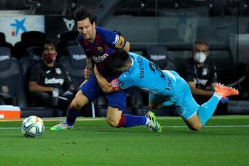 Leol Messi y Unai Bustinza.