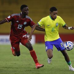 Colombia pierde ante Brasil y es último en el Sub 17