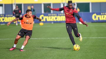 29/12/23  ENTRENAMIENTO DEL CADIZ CF VUELTA AL TRABAJO 
MOMO MBAYE