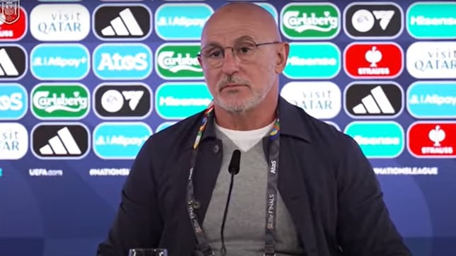 De la Fuente: “¡Qué trabajo tan bonito corregir la mano de Cucurella tras verla en la tele durante tres meses!”