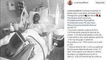 Jackson Martínez motivado para iniciar su recuperación