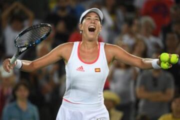 Muguruza gana la primera eliminatoria de Tenis en los Juegos Olímpicos.