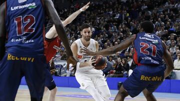 10/02/19 BALONCESTO BASKET
PARTIDO LIGA ACB LIGA ENDESA
REAL MADRID - KIROBET BASKONIA
RUDY FERNANDEZ
