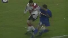 El mejor túnel de la carrera de Riquelme cumple 19 años