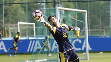 Entrenamiento Deportivo de La Coruña. Germán Parreño