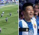 Así fue el histórico gol de Wu Lei: el primer tanto de un futbolista chino en LaLiga