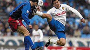 <B>NO FALLÓ EN CASA.</b> El Zaragoza no perdonó al Getafe en La Romareda y rompió ayer la racha de dos derrotas consecutivas en su campo.