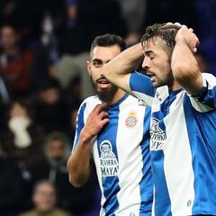 1x1 del Espanyol: Melendo y Víctor Sánchez dan algo de luz en la sombra