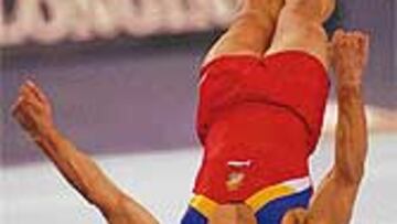 <b>NO FALLÓ.</B> Deferr cumplió con su papel en su mejor aparato.