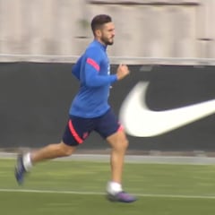 Koke se ejercita sobre el césped y Kondogbia ya está recuperado: las imágenes del entrenamiento