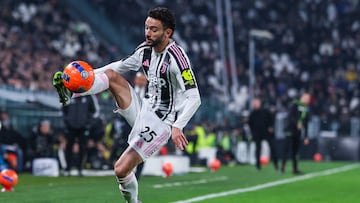 TURIN, ITALY - 2025/12/02: Joao Mario of Juventus FC seen in action during Coppa Italia 2025/26 football match between Juventus FC and Udinese Calcio at Allianz Stadium. Final score: Juventus FC 2:0 Udinese Calcio. (Photo by Fabrizio Carabelli/SOPA Images/LightRocket via Getty Images)