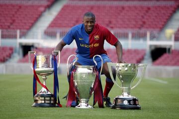 Gnégnéri Yaya Toure (35 años), ha jugado 3 Copas del Mundo en Alemania, Sudáfrica y Brasil. Su paso más importante en clubes fue con el Barcelona donde ganó 2 Ligas, 1 Copa del Rey, 1 Supercopa y 1 Champions League. Su último equipo fue el Manchester City