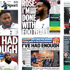 Rose medita dejar el fútbol por el racismo: "He tenido suficiente"