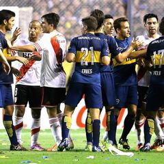 Boca y River, cara a cara en el Superclásico de la Bombonera