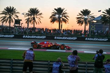 Carlos Sainz durante la carrera. 