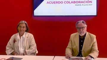 La firma del convenio Cruz Roja-Uni&oacute;n de Pe&ntilde;as del Atl&eacute;tico