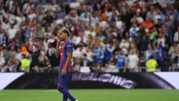 Lamine Yamal, atacante del FC Barcelona, tuvo un partido complicado ante el Real Madrid y en Estados Unidos le señalan luego de sus declaraciones previas.